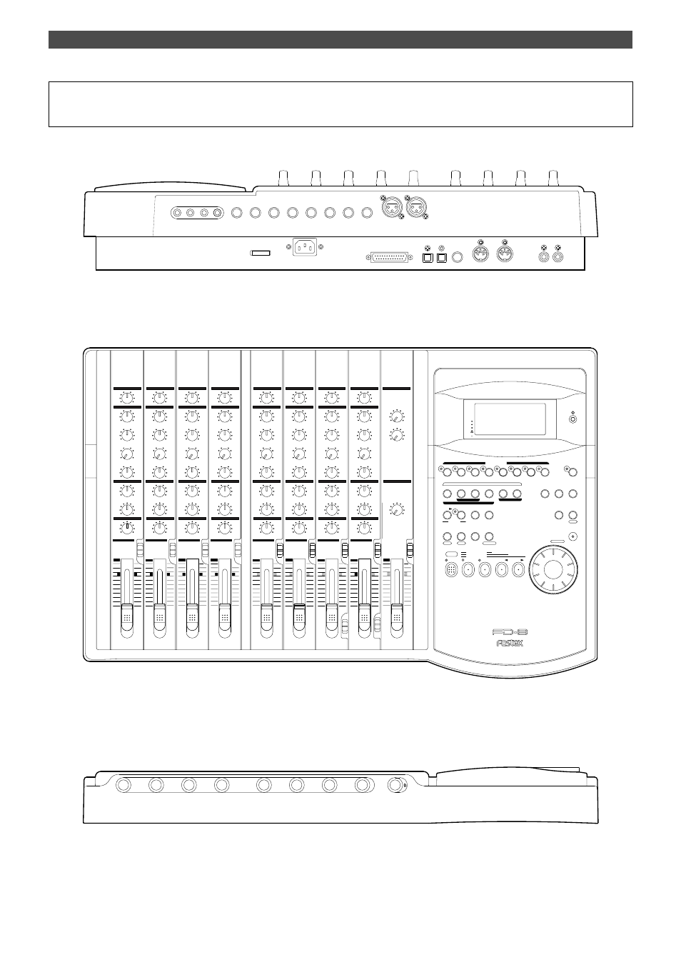 Rear panel control panel front panel, Names and functions | Fostex FD-8 User Manual | Page 6 / 121