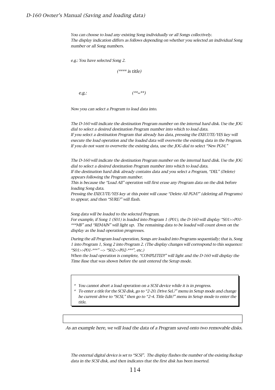 Load all (**/**) | Fostex D-160 User Manual | Page 114 / 196