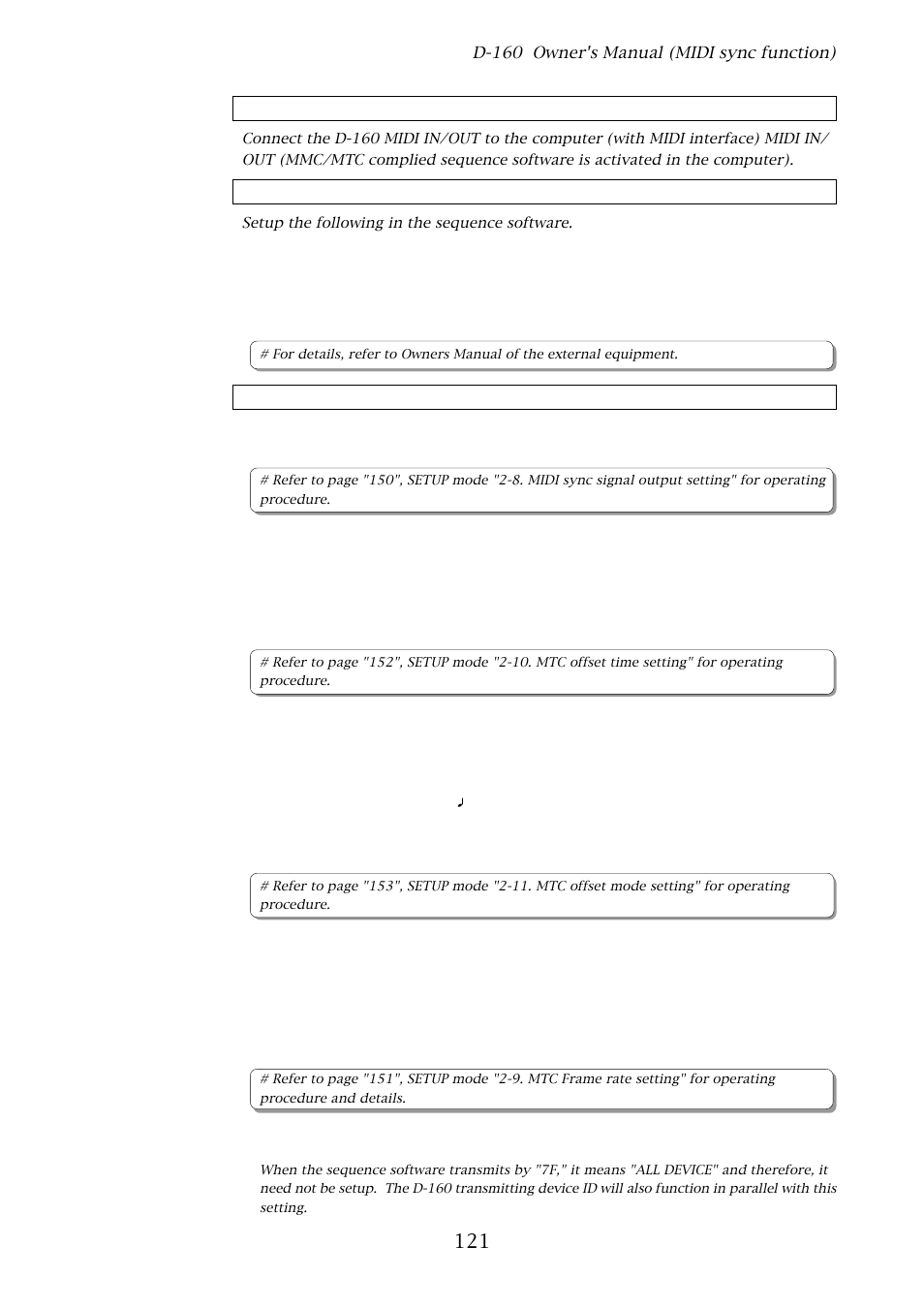Fostex D-160 User Manual | Page 121 / 196