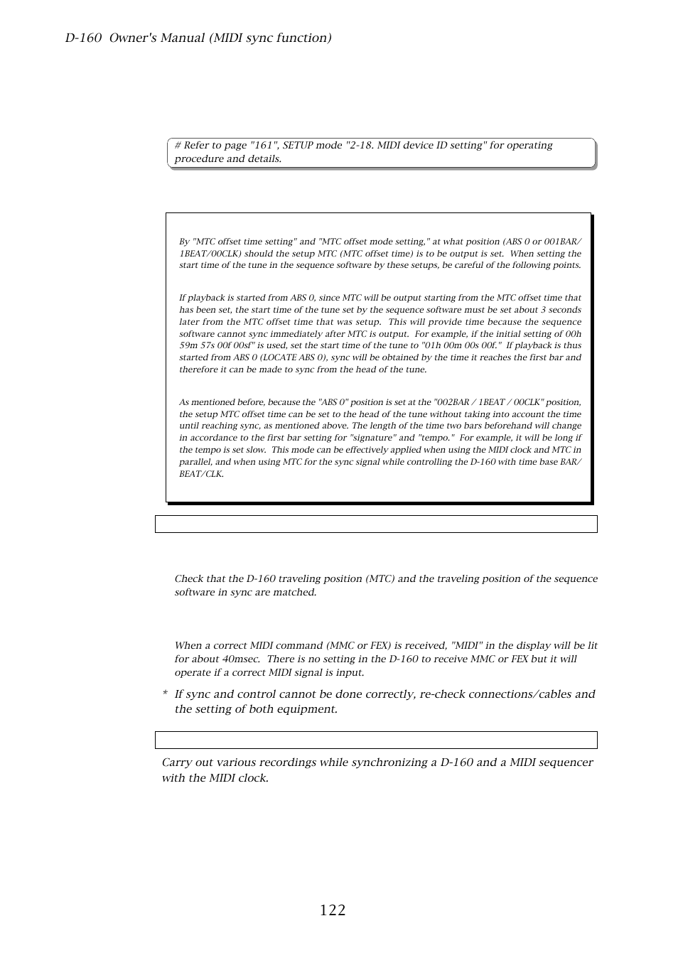 Fostex D-160 User Manual | Page 122 / 196