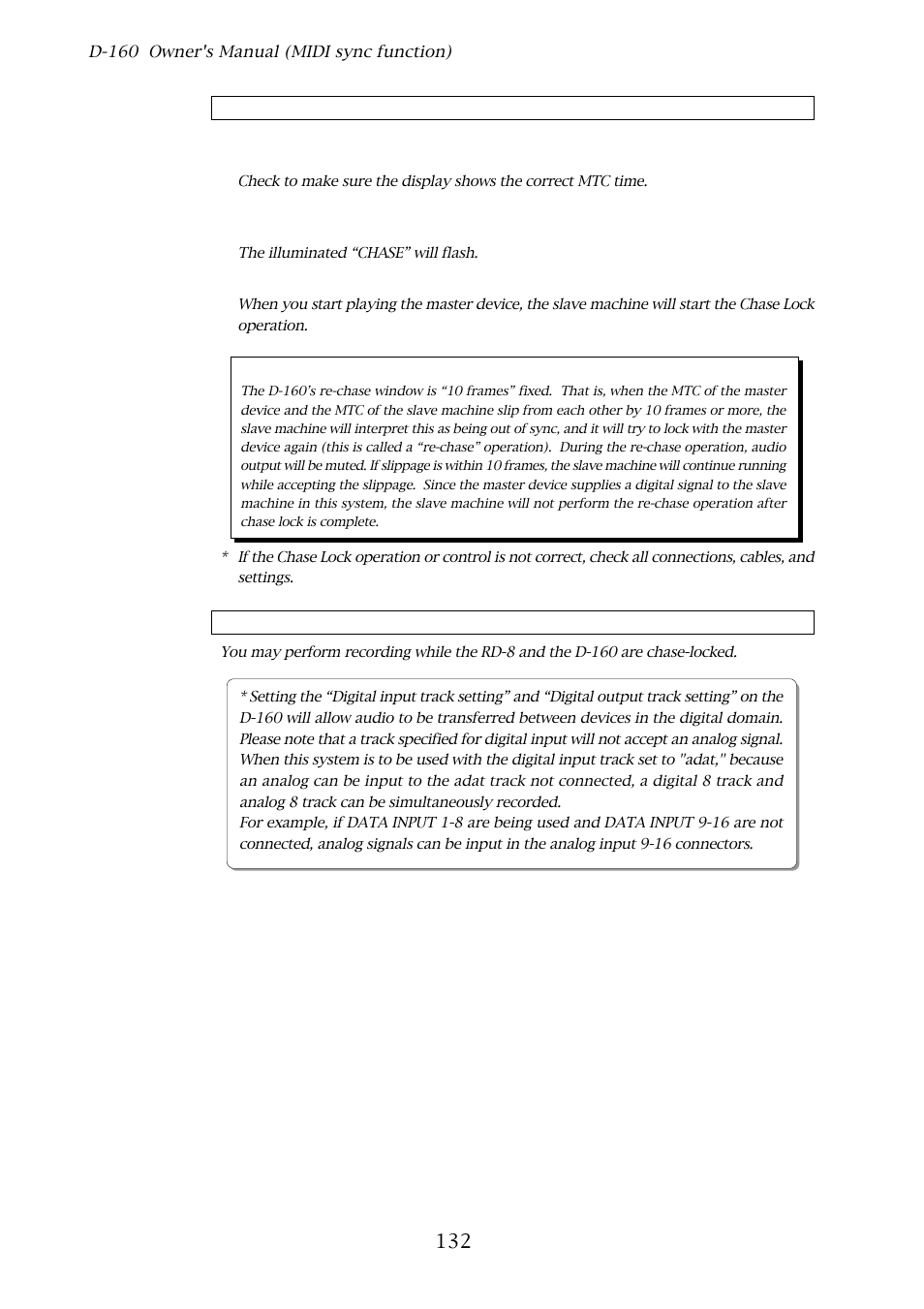 Fostex D-160 User Manual | Page 132 / 196