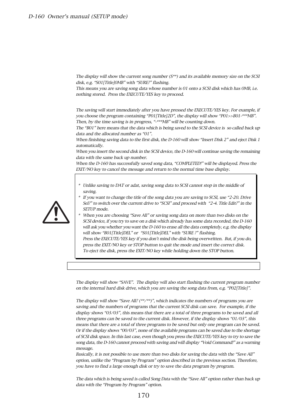 Fostex D-160 User Manual | Page 170 / 196