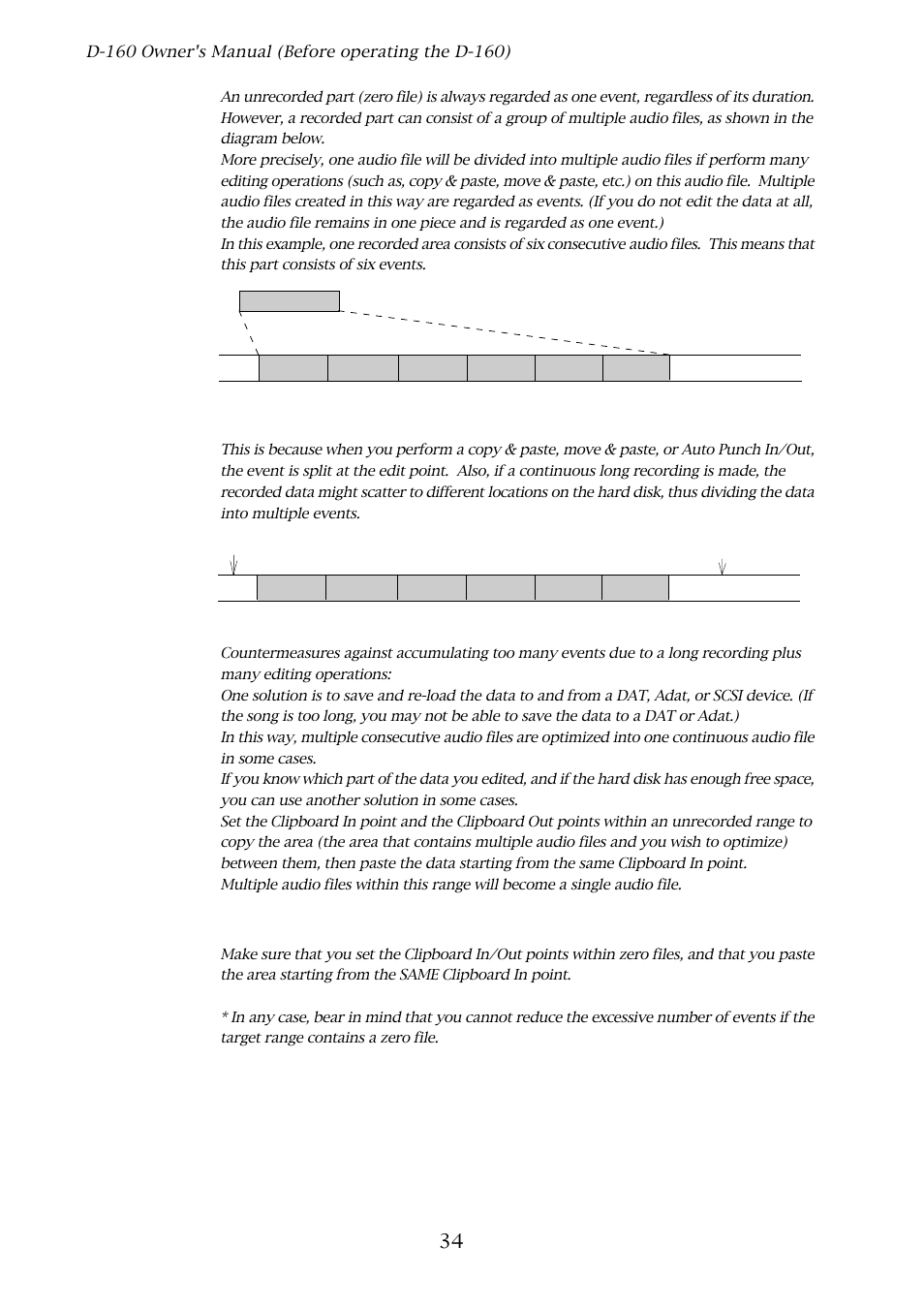 Hint | Fostex D-160 User Manual | Page 34 / 196