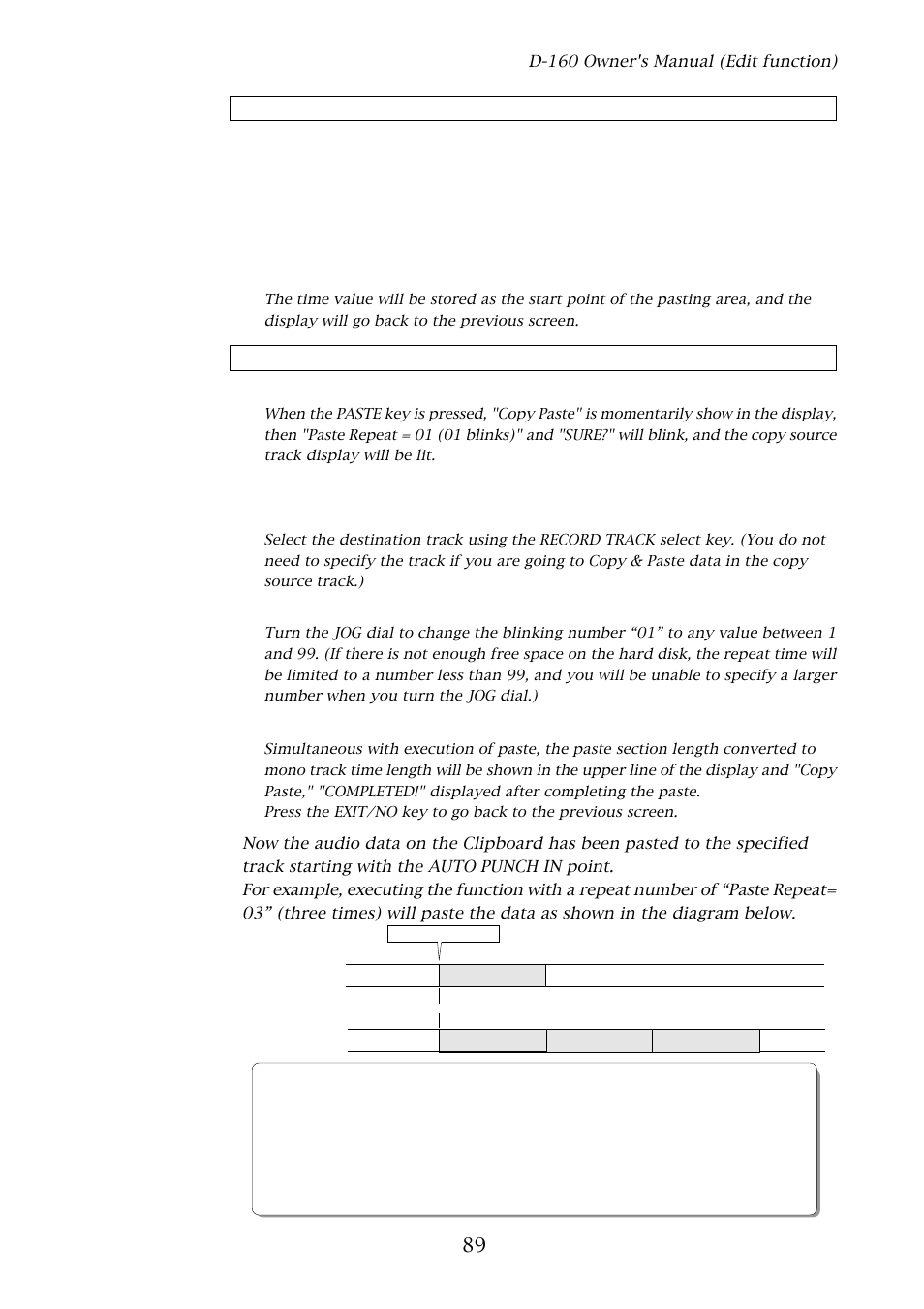 Fostex D-160 User Manual | Page 89 / 196