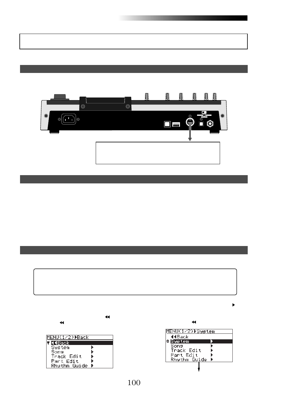 Back | Fostex MR16 User Manual | Page 100 / 166