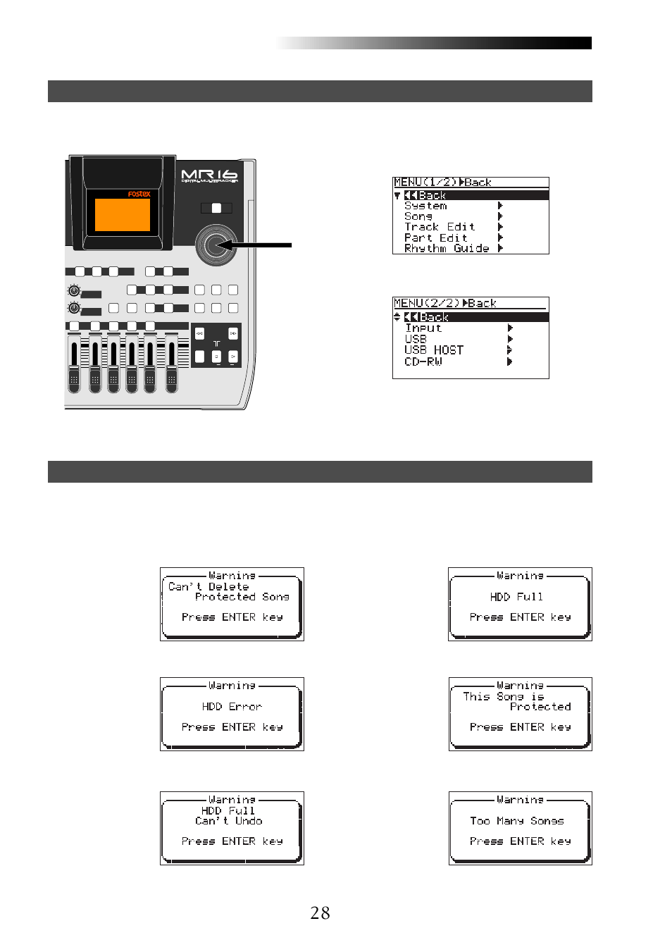 Fostex MR16 User Manual | Page 28 / 166