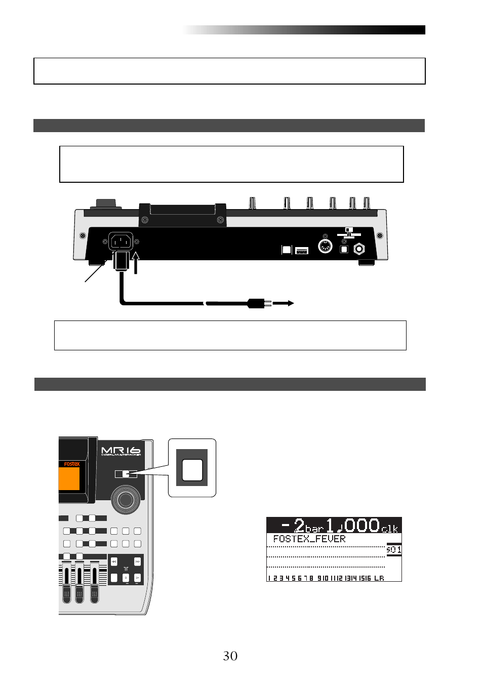 Fostex_fever, Power | Fostex MR16 User Manual | Page 30 / 166