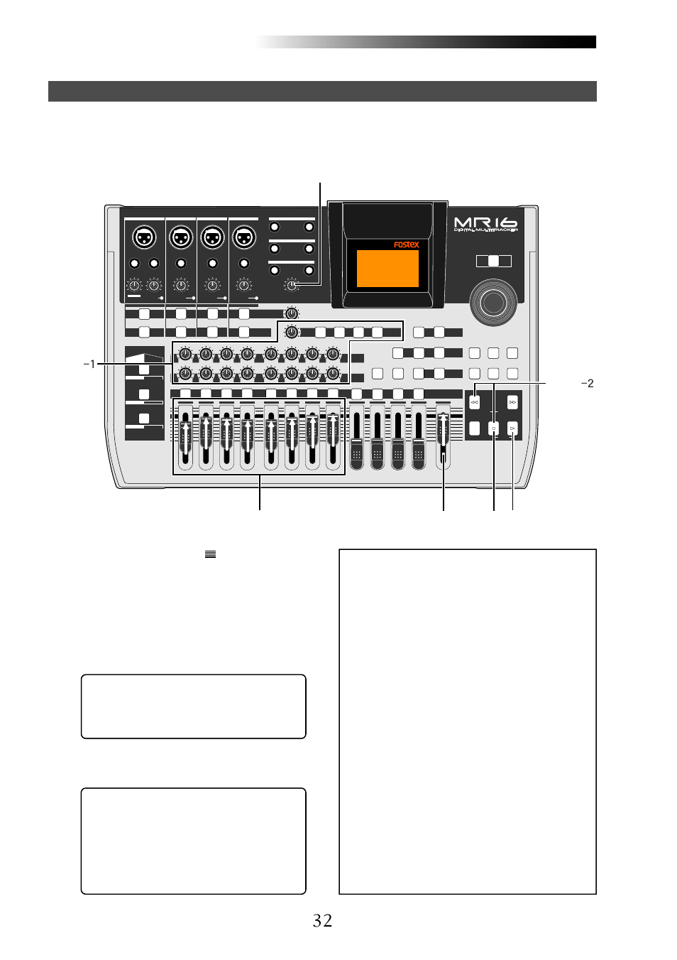 Fostex MR16 User Manual | Page 32 / 166