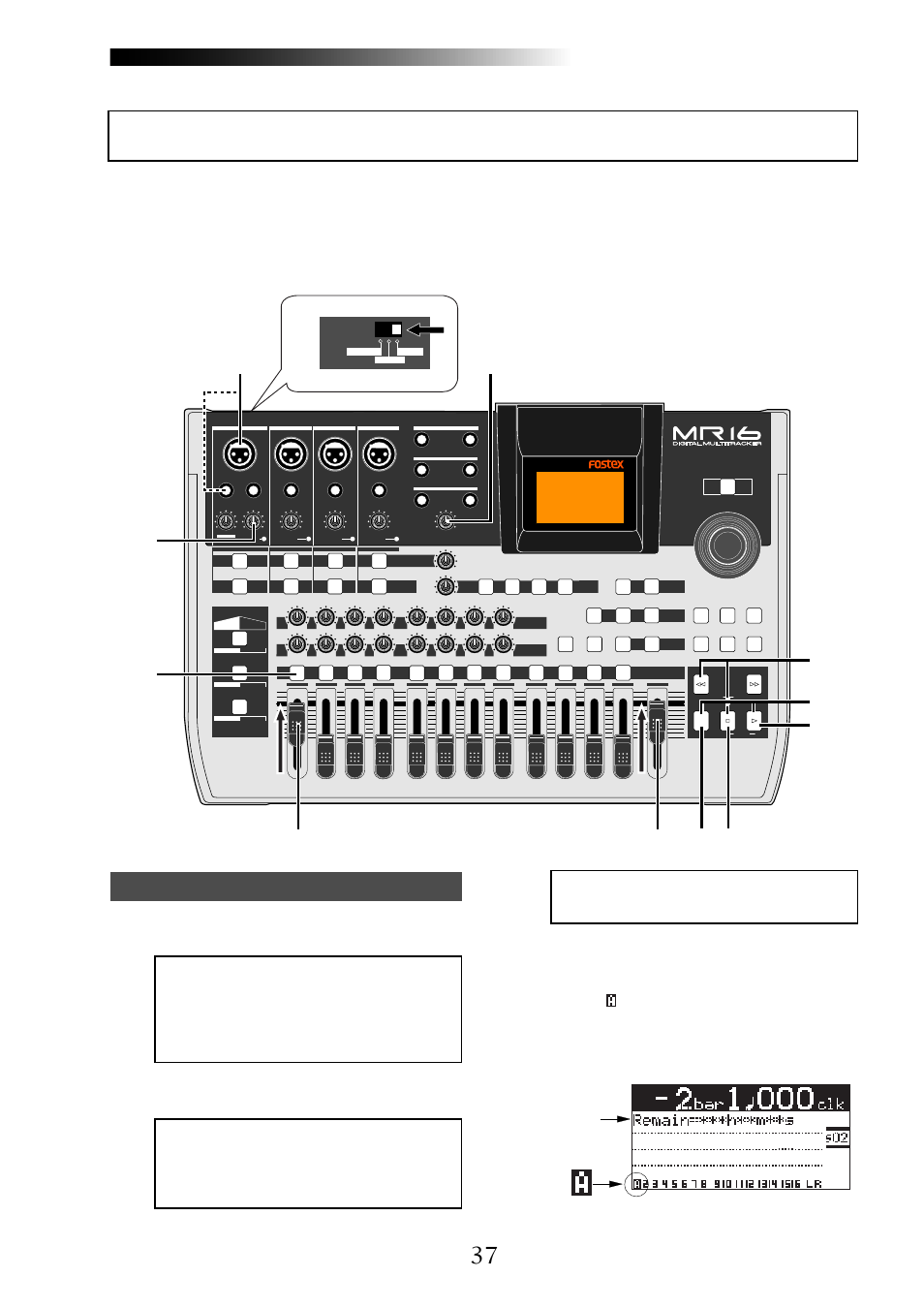 Fostex MR16 User Manual | Page 37 / 166