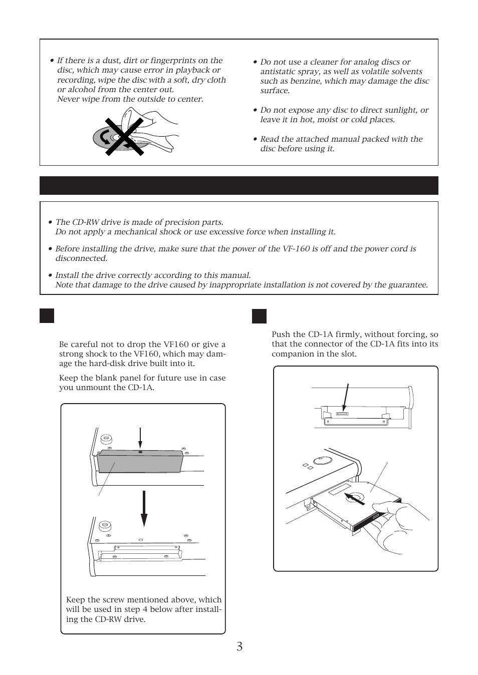 How to install the cd-1a | Fostex CD-1A User Manual | Page 3 / 6
