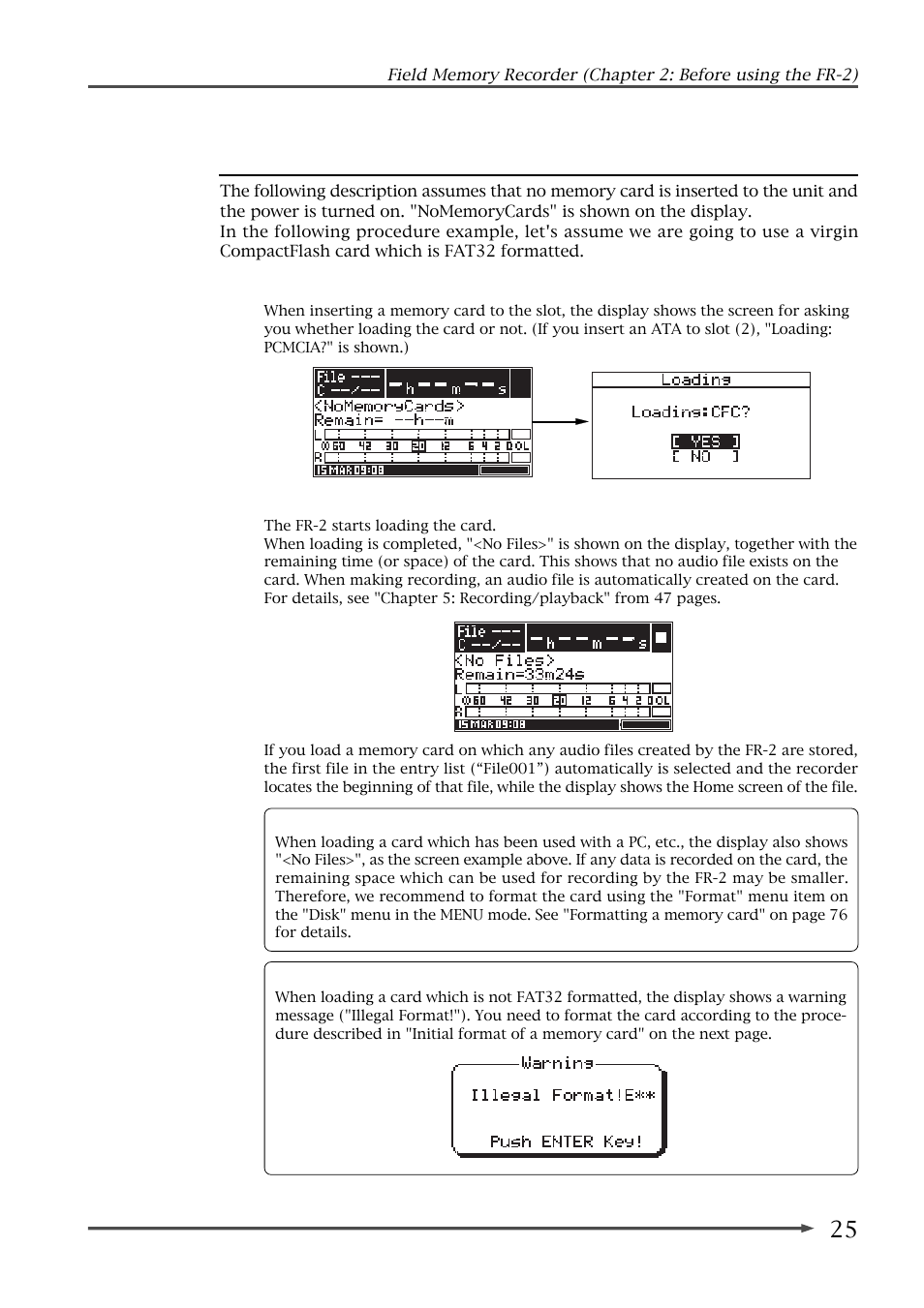 Fostex FR-2 User Manual | Page 25 / 110