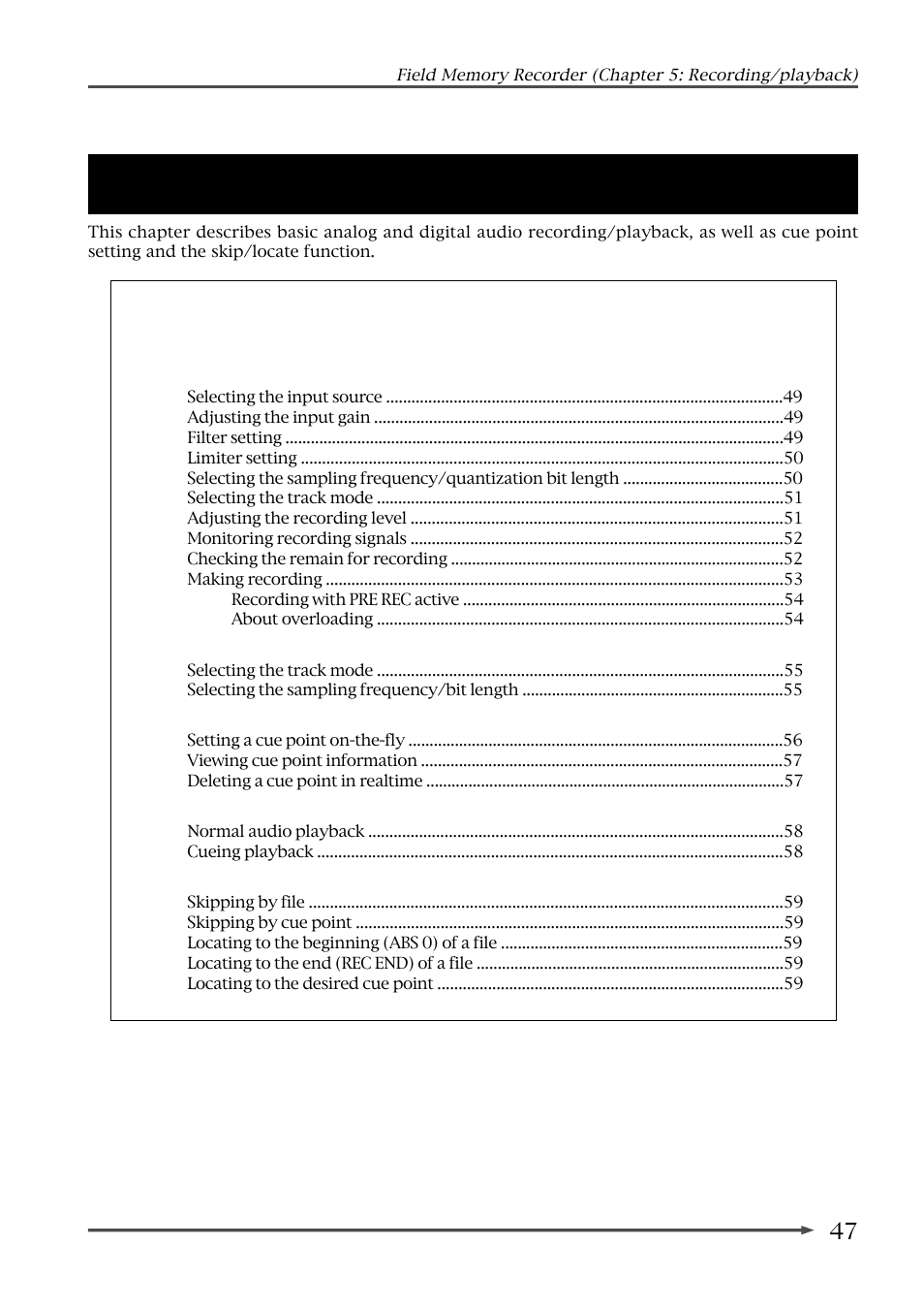 Fostex FR-2 User Manual | Page 47 / 110