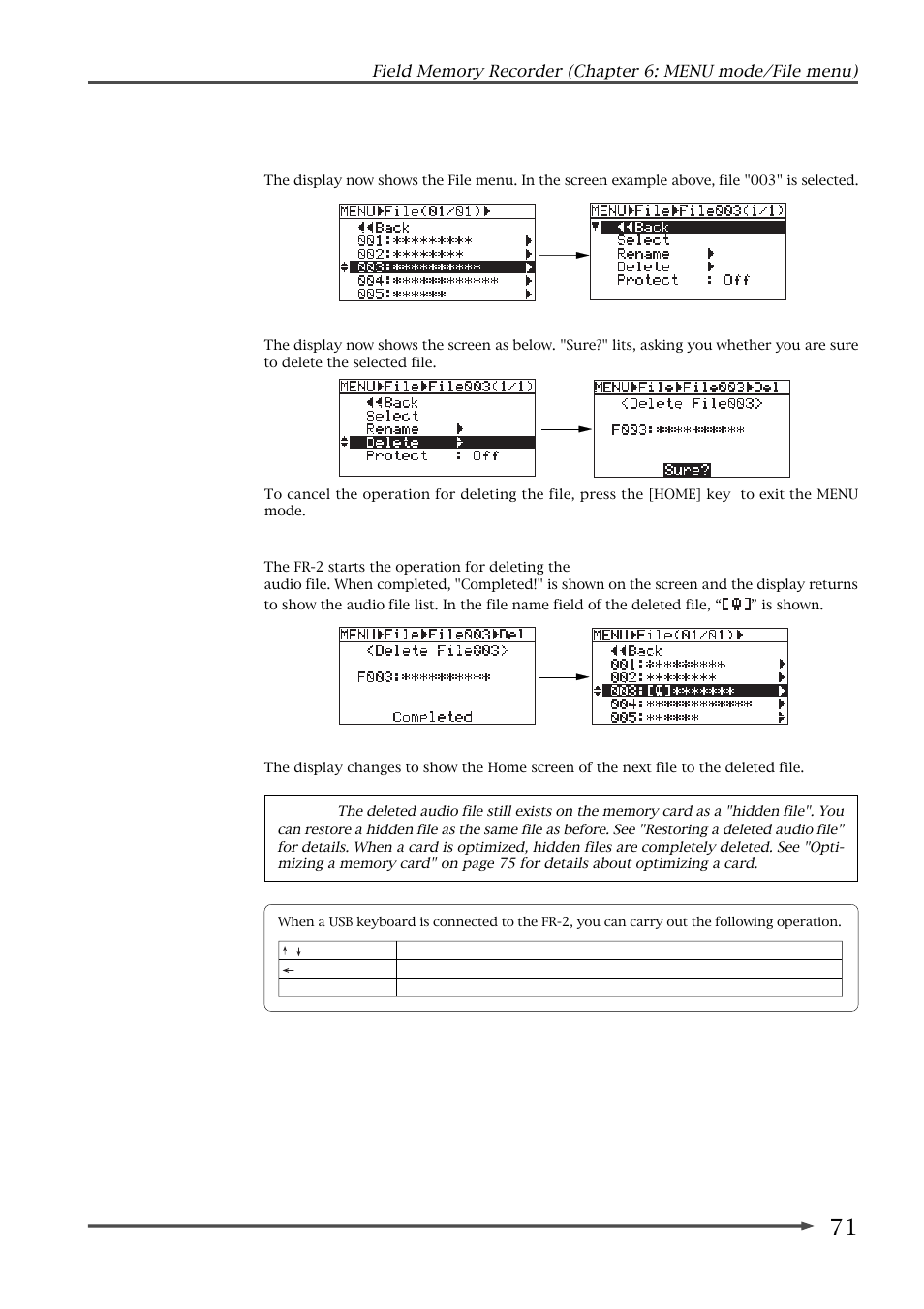 Fostex FR-2 User Manual | Page 71 / 110