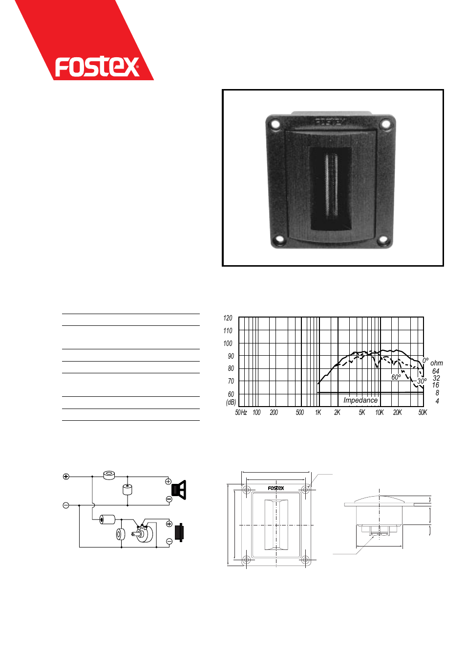 Fostex FT7RP User Manual | 1 page