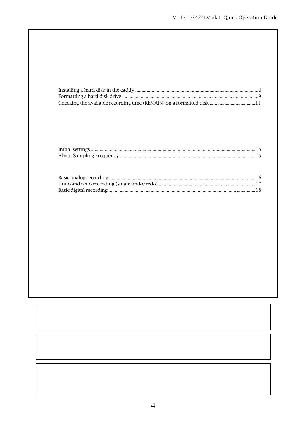 Fostex D2424LVMKII User Manual | Page 3 / 26