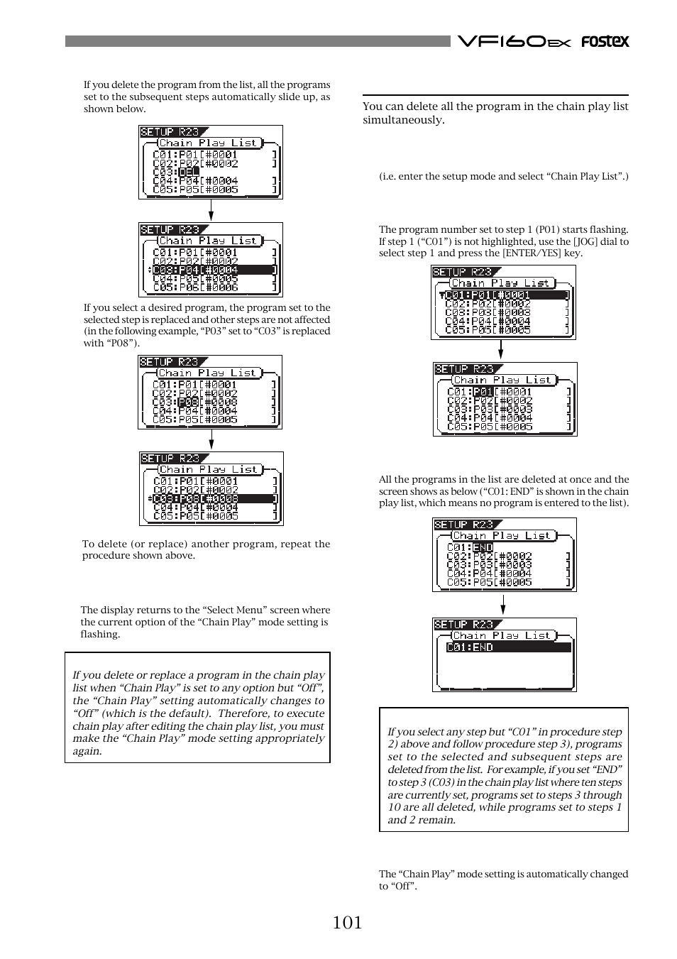 Fostex VF160EX User Manual | Page 101 / 158