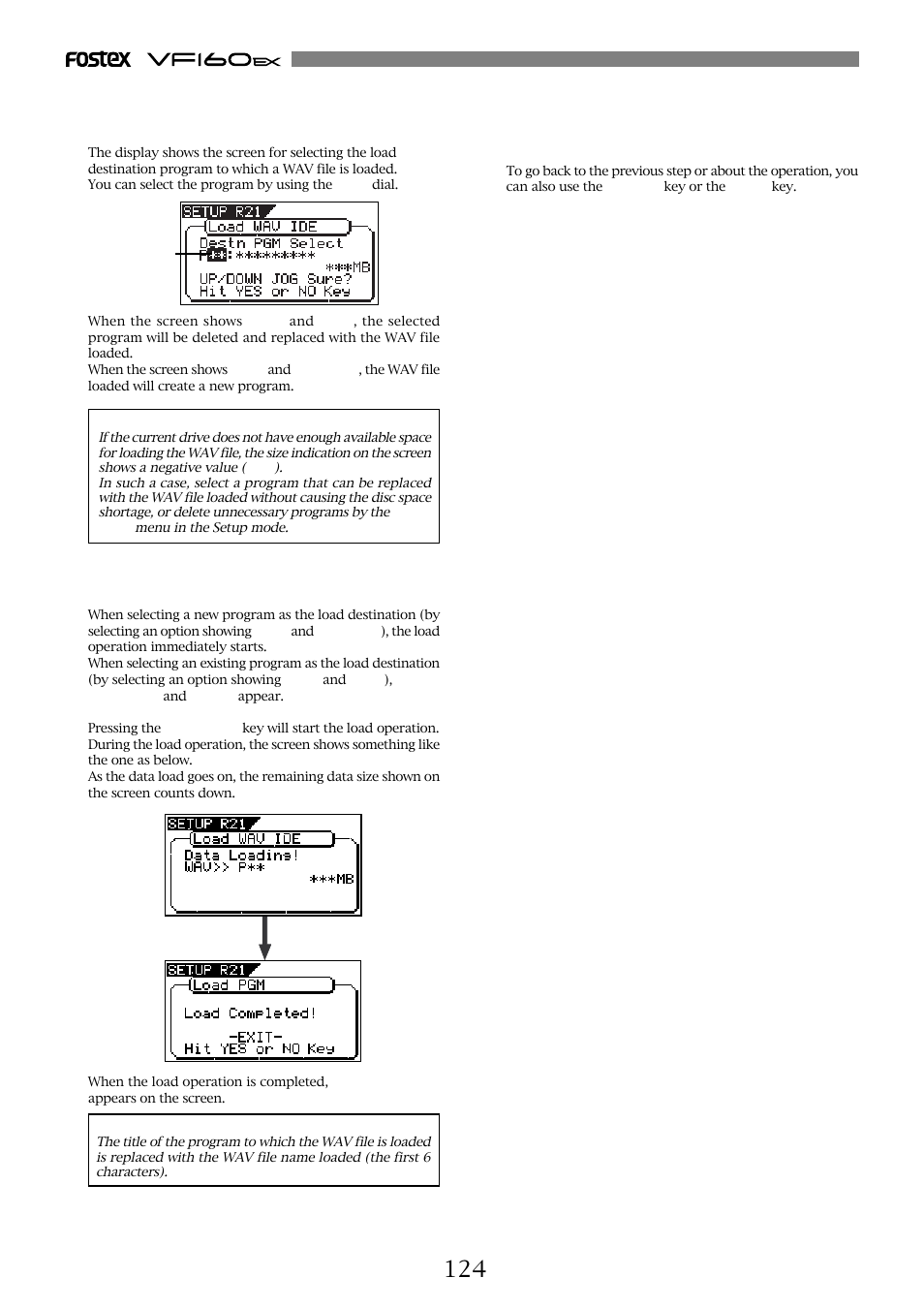 Fostex VF160EX User Manual | Page 124 / 158