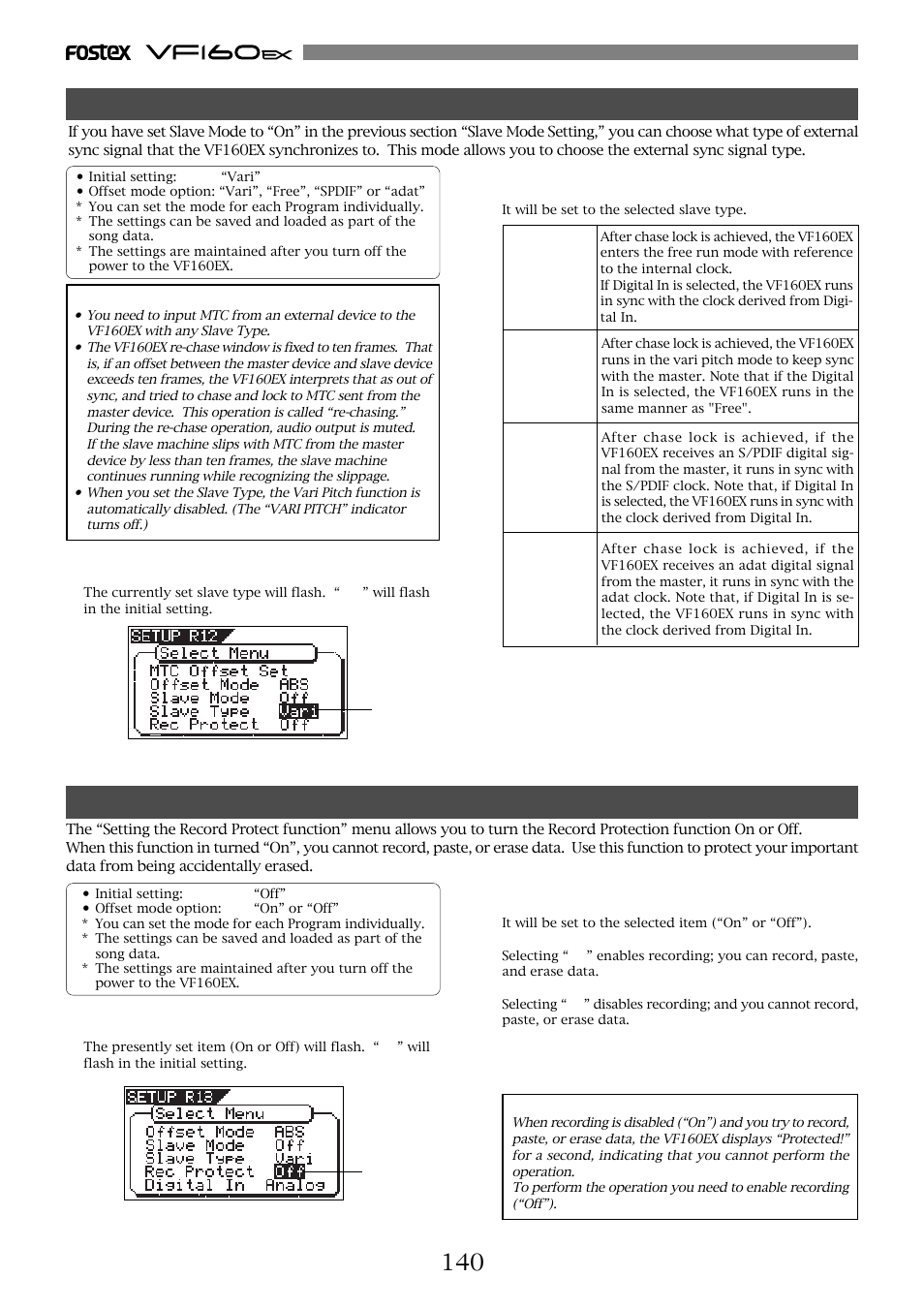 Fostex VF160EX User Manual | Page 140 / 158