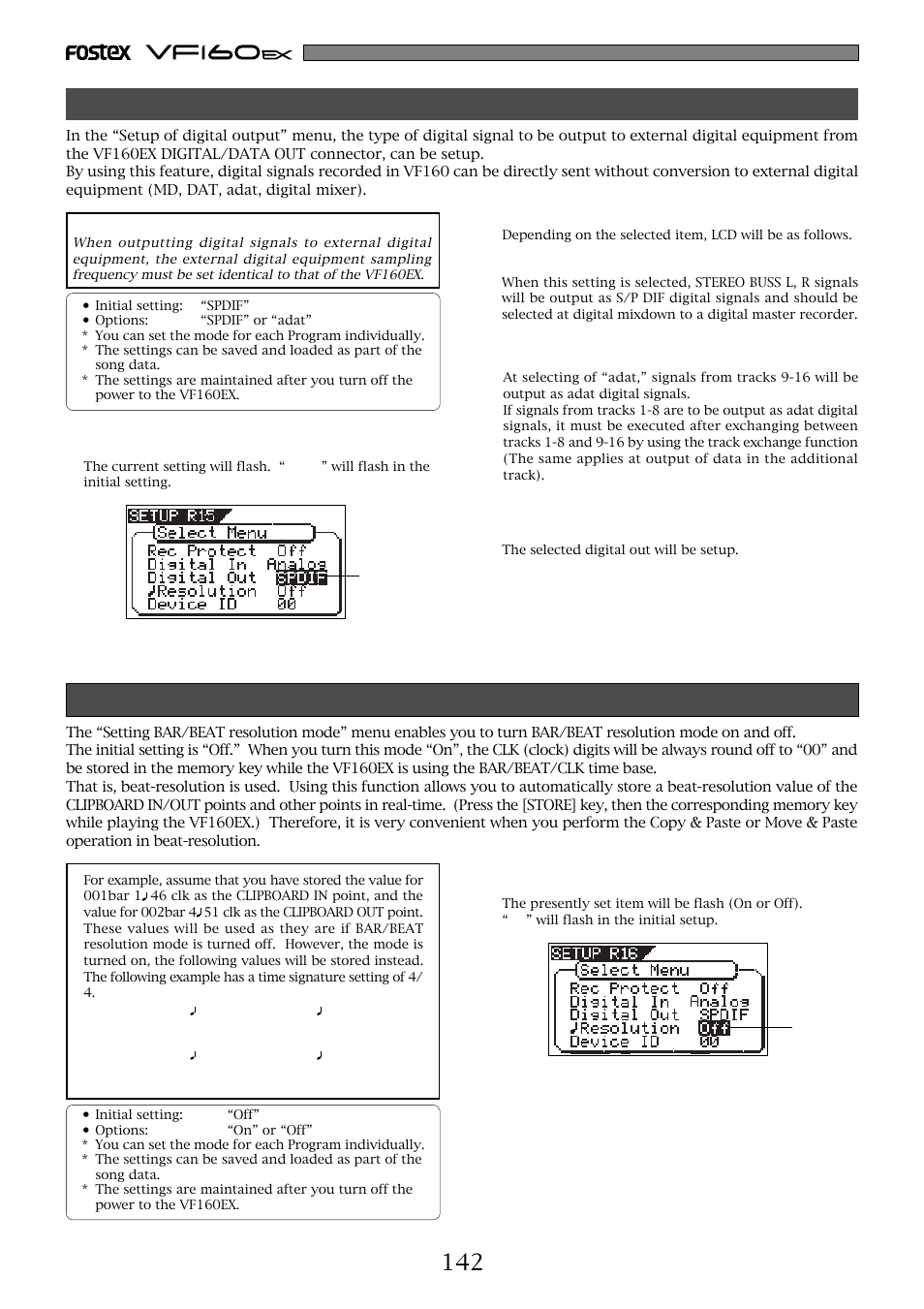 Fostex VF160EX User Manual | Page 142 / 158