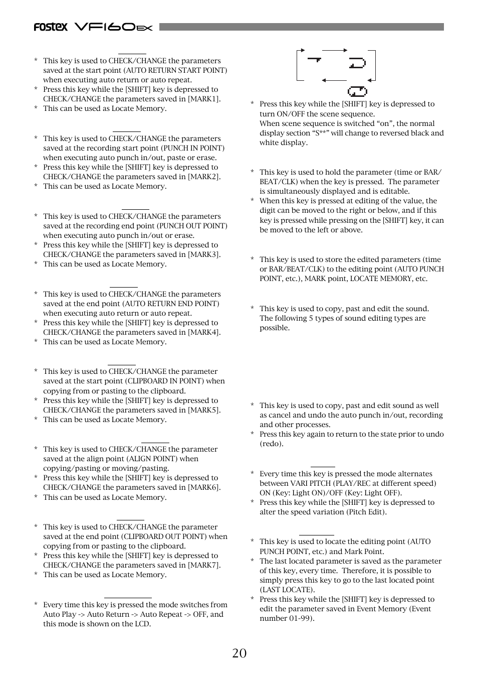 Fostex VF160EX User Manual | Page 20 / 158