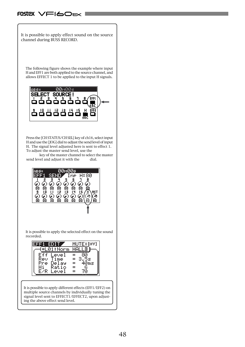 Fostex VF160EX User Manual | Page 48 / 158