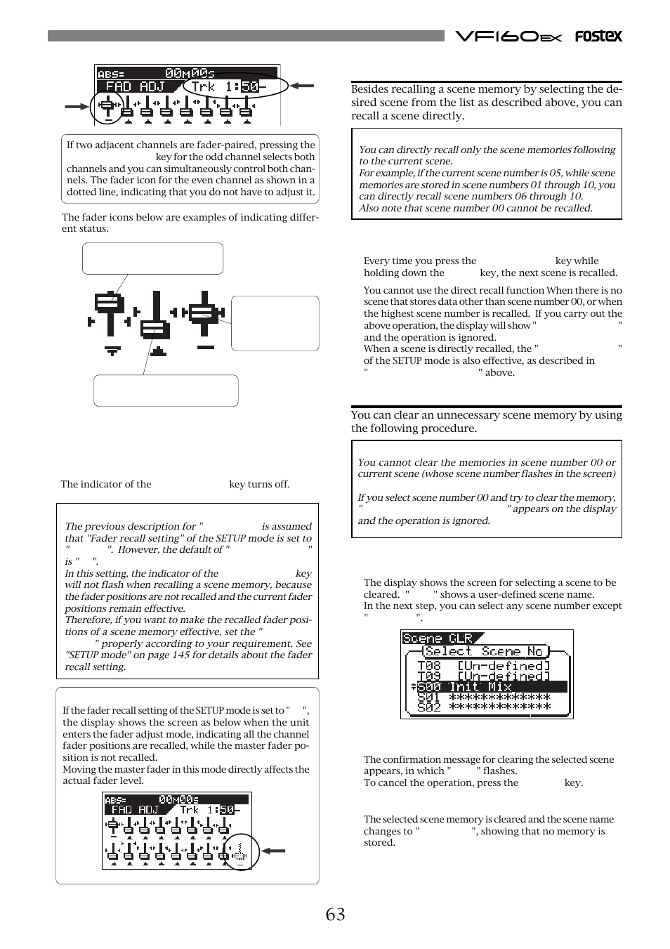 Fostex VF160EX User Manual | Page 63 / 158