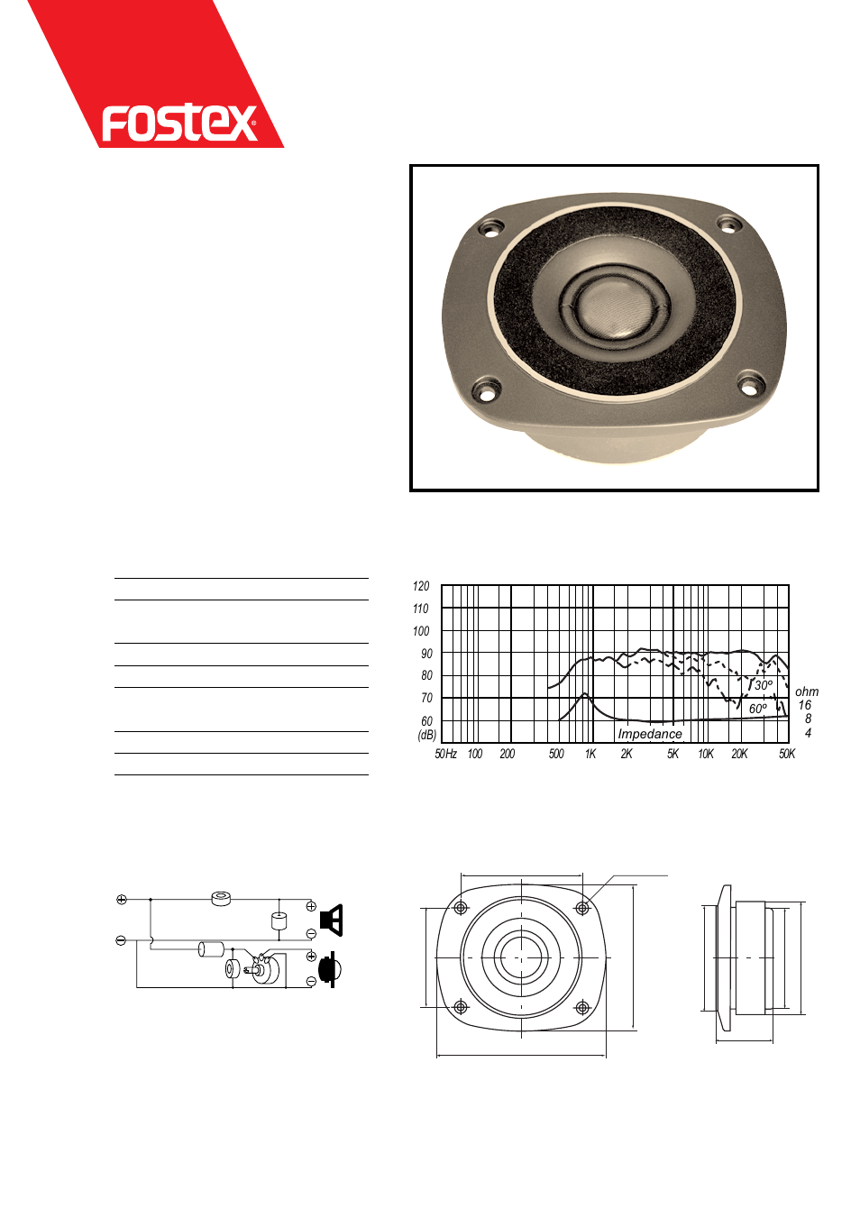 Fostex FT28D User Manual | 1 page