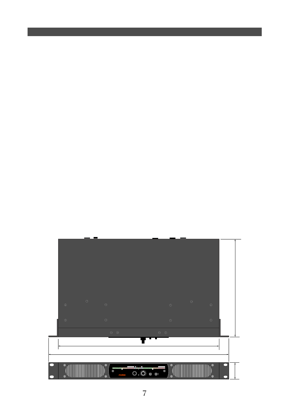 Model rm-2 owner’s manual, Main specifications, General | Fostex RM-2 User Manual | Page 7 / 8