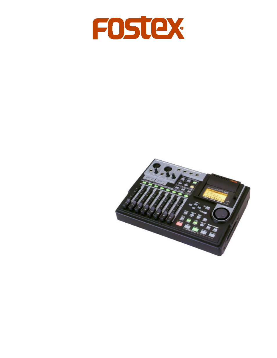 Fostex VF-08 User Manual | 3 pages