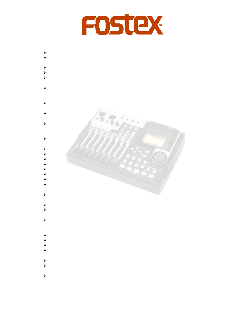 Fostex VF-08 User Manual | Page 2 / 3
