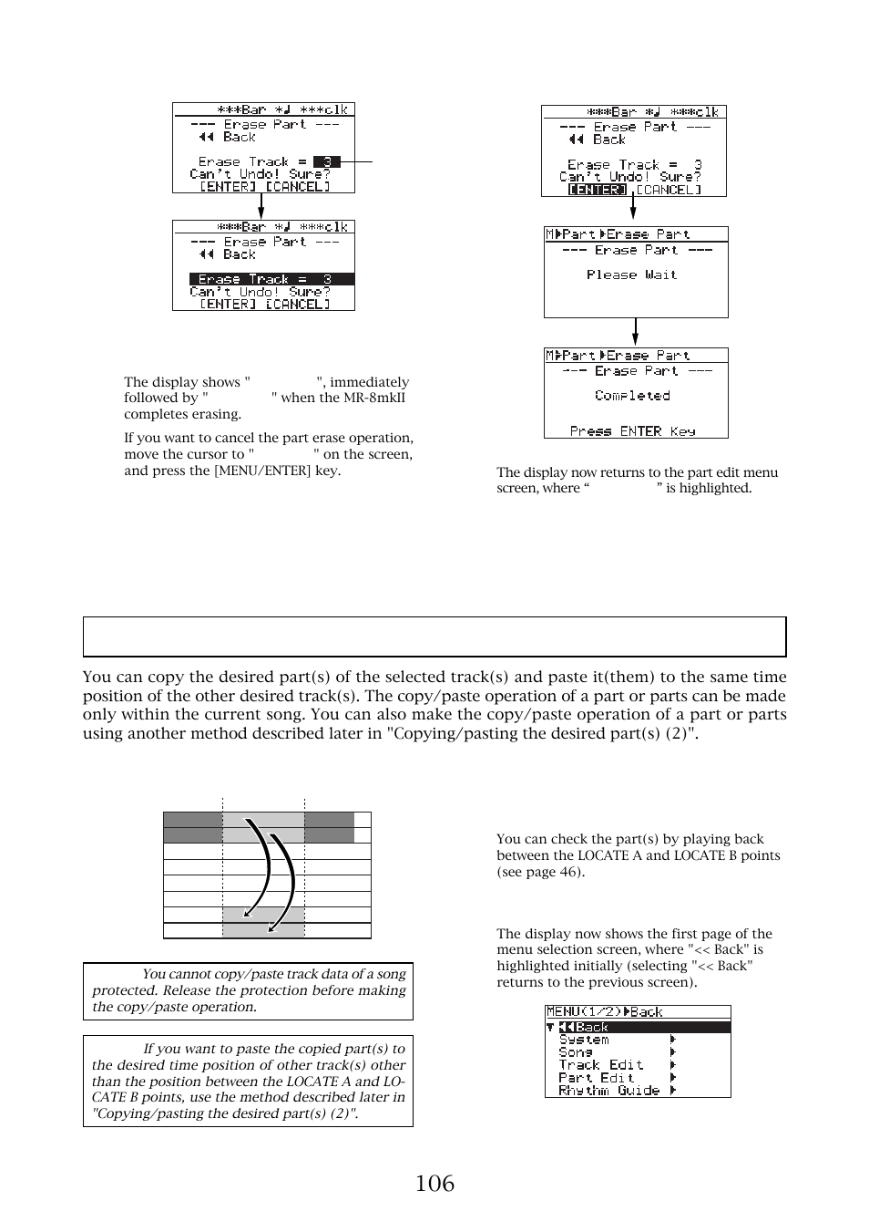Copying/pasting the part(s)-1 | Fostex MR-8MKII User Manual | Page 106 / 154