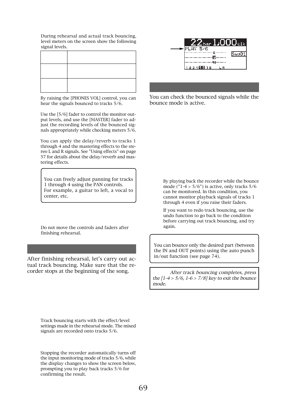 Actual track bouncing | Fostex MR-8MKII User Manual | Page 69 / 154