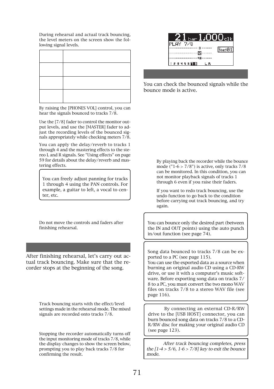 Actual track bouncing | Fostex MR-8MKII User Manual | Page 71 / 154