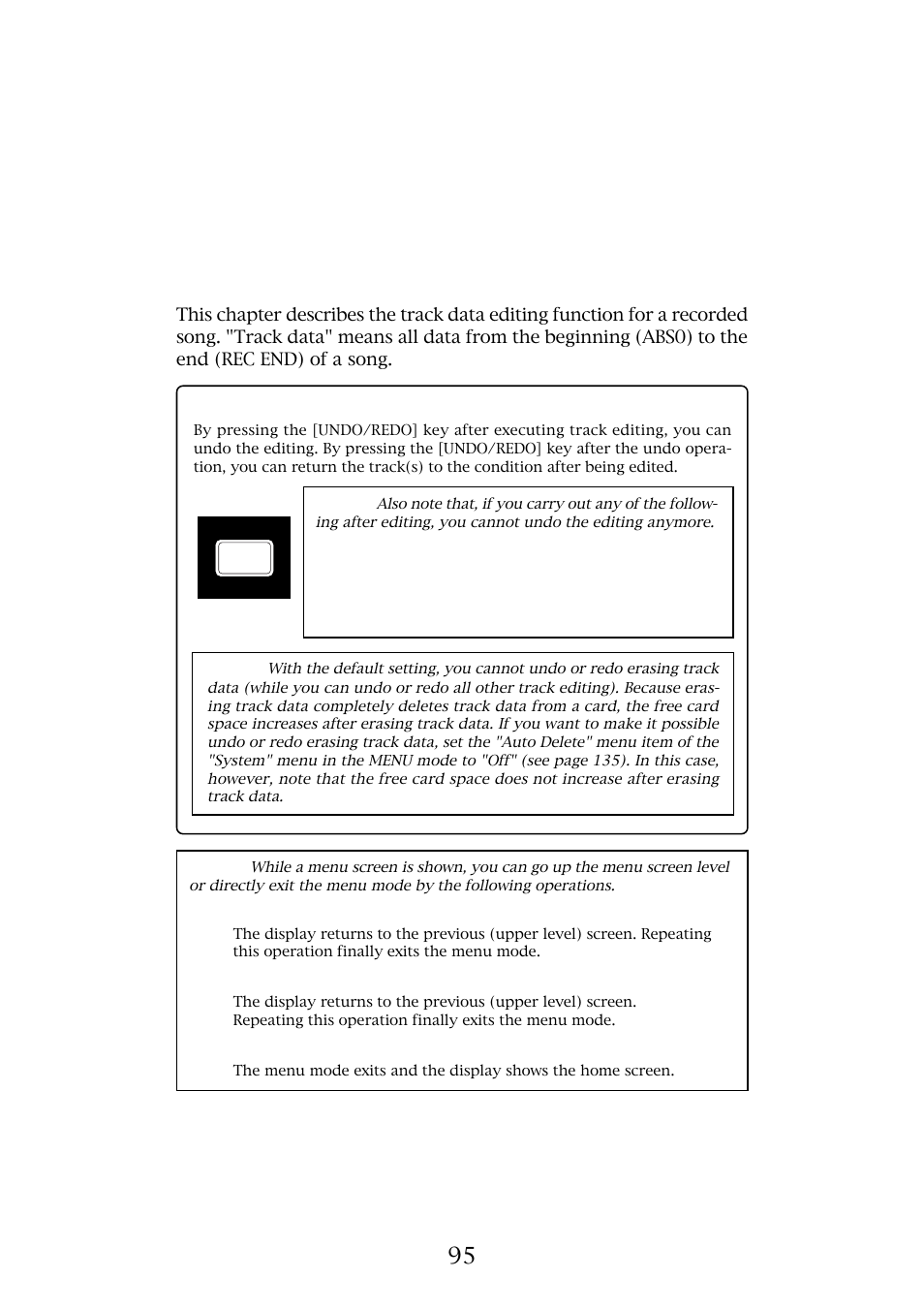 Track data editing | Fostex MR-8MKII User Manual | Page 95 / 154