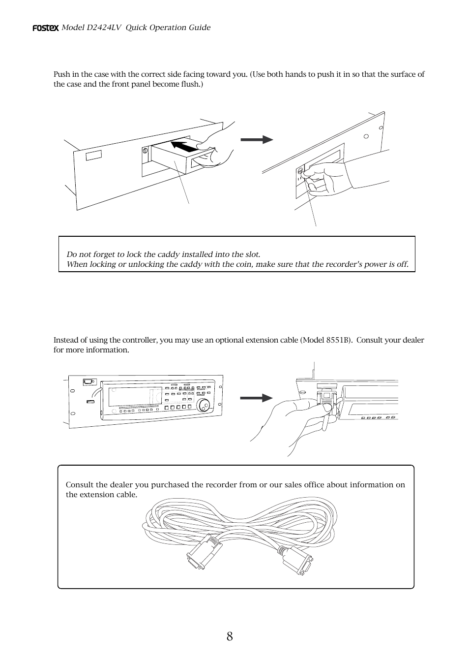Fostex D2424LV User Manual | Page 8 / 28