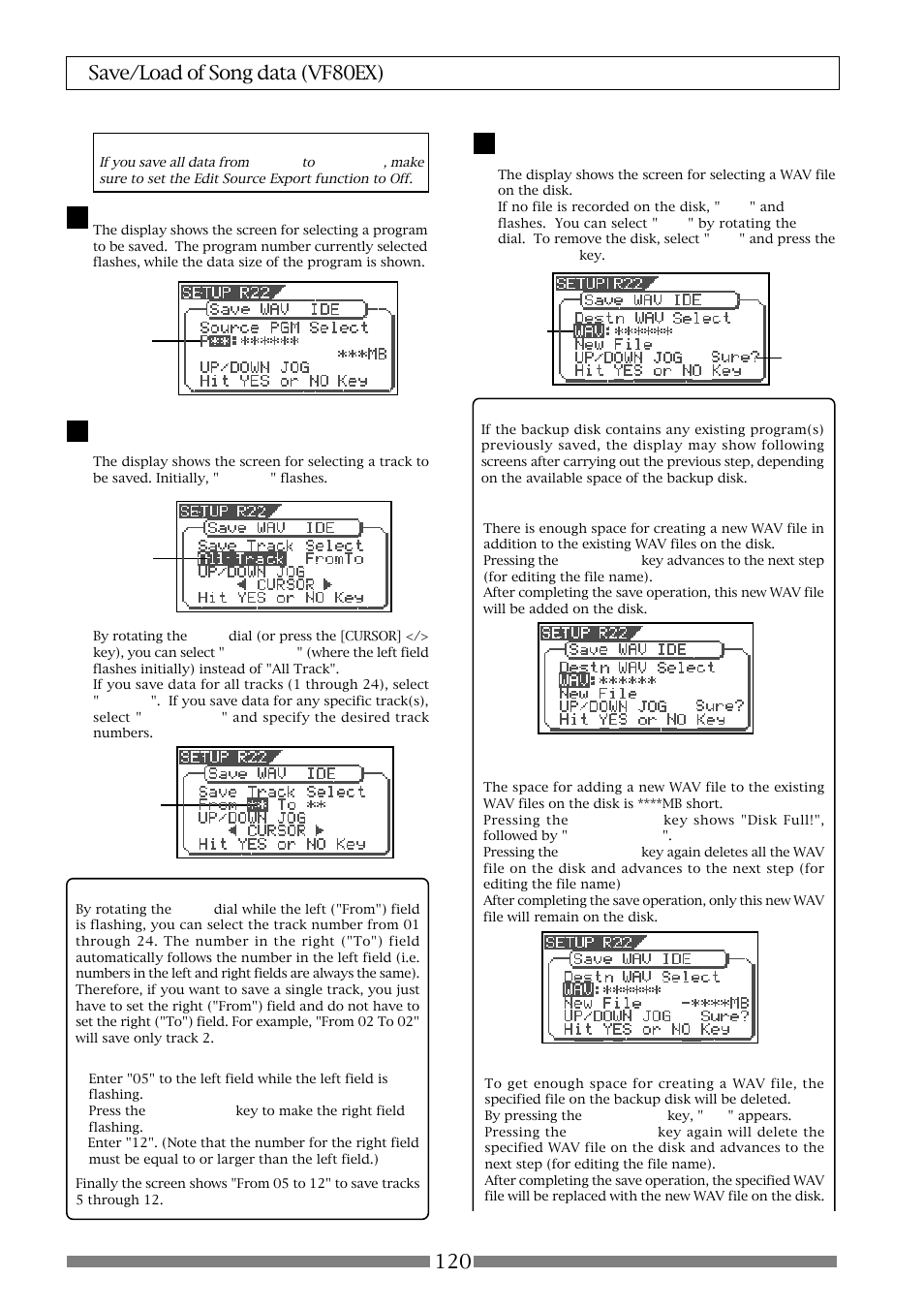 Fostex VF80EX User Manual | Page 120 / 152