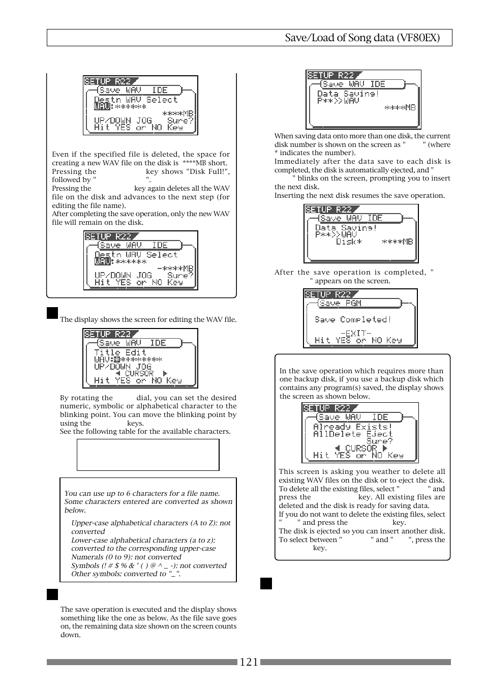 Fostex VF80EX User Manual | Page 121 / 152