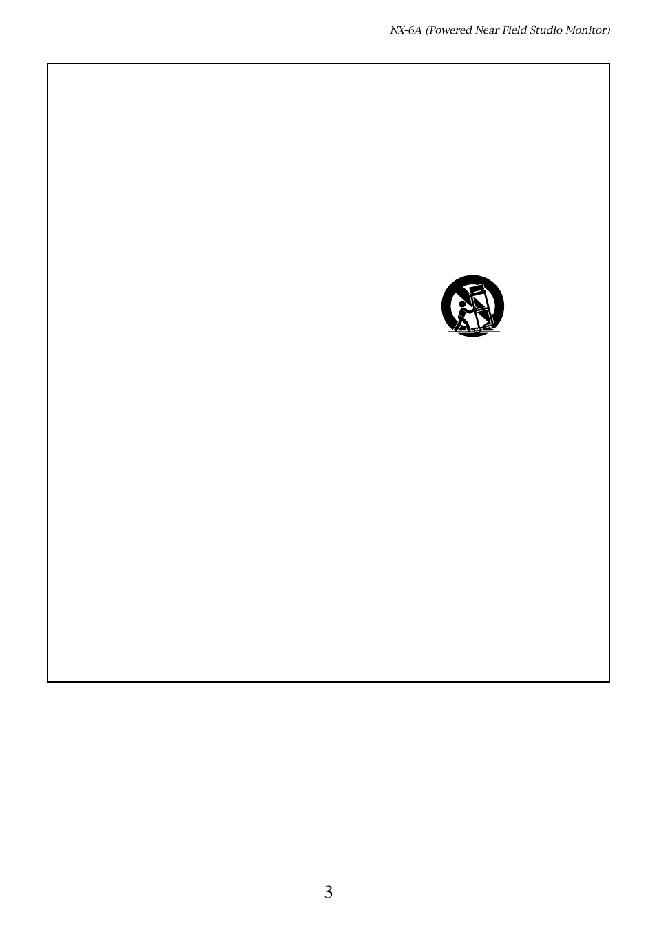 Important safety instructions | Fostex NX-6A User Manual | Page 3 / 9