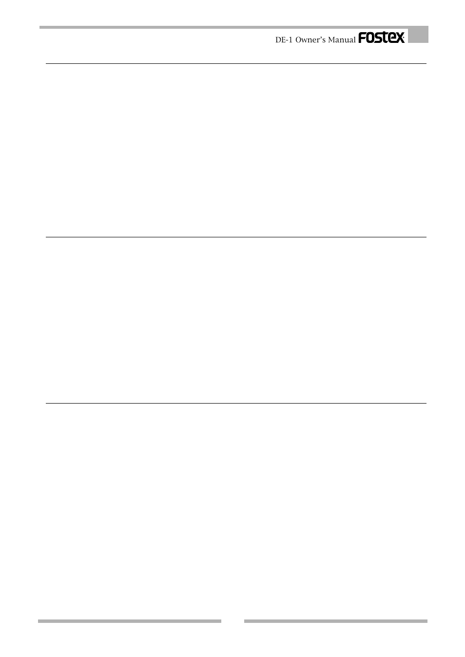 Misc (miscellaneous), Chorus, Pitch | Fostex DE-1 User Manual | Page 11 / 20