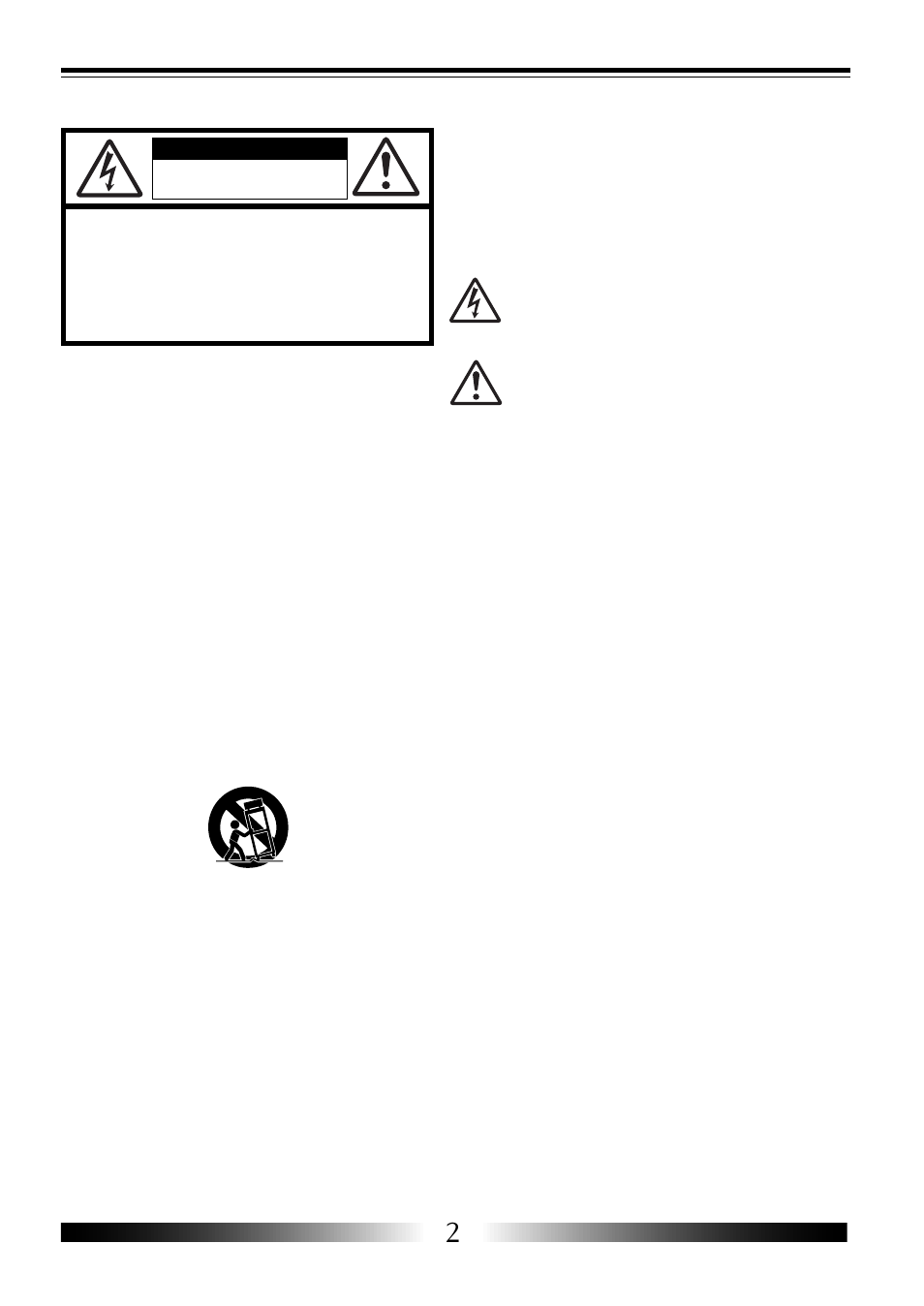Warning, Safety instructions | Fostex MR-8 User Manual | Page 2 / 102