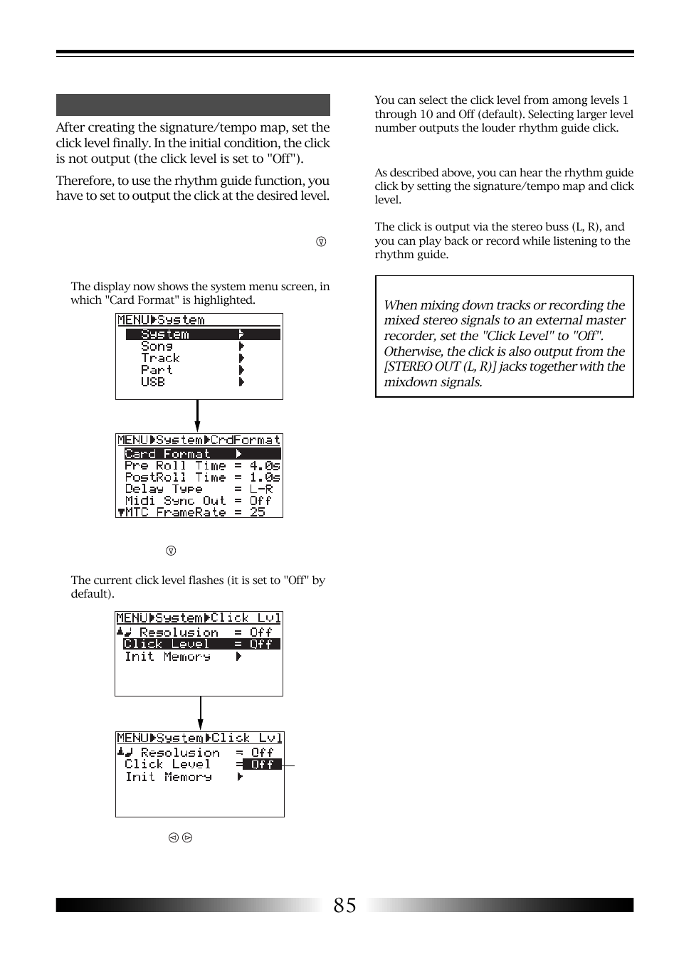 Fostex MR-8 User Manual | Page 85 / 102