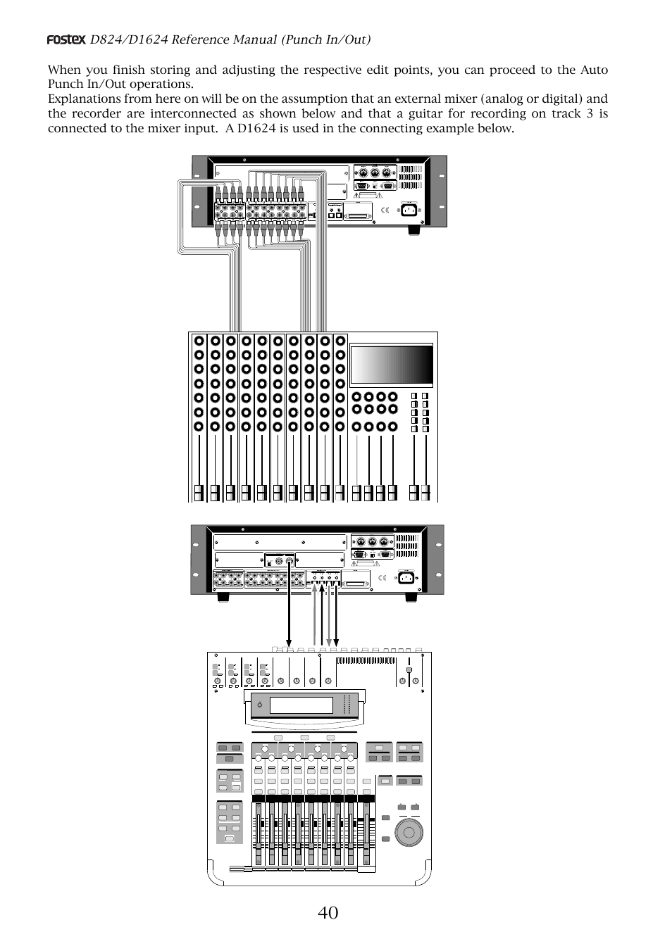 Fostex D1624 User Manual | Page 40 / 136