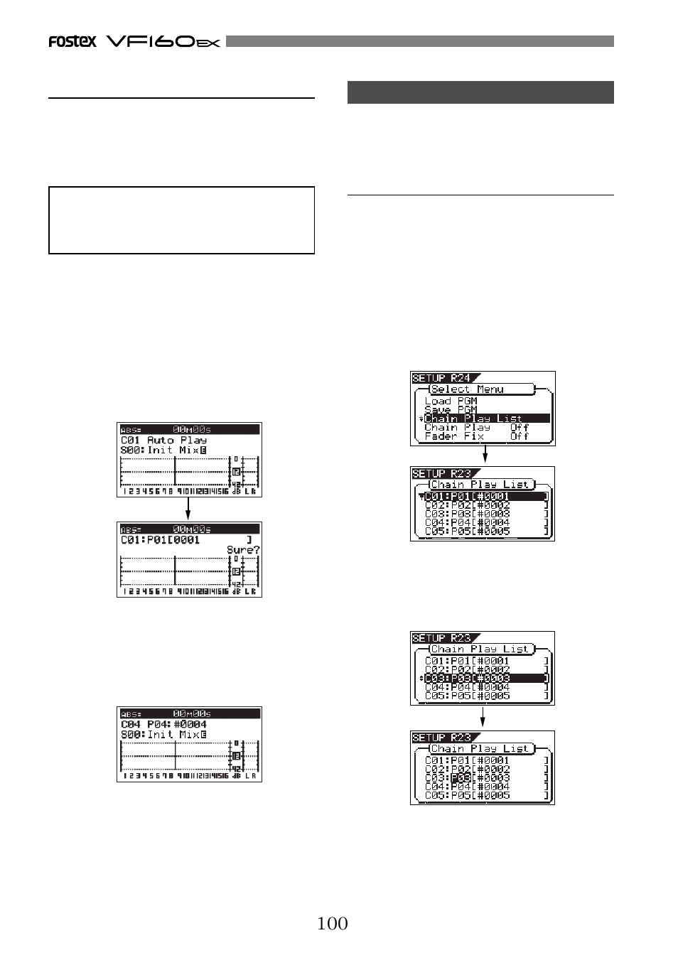 Fostex VF160EX User Manual | Page 100 / 156