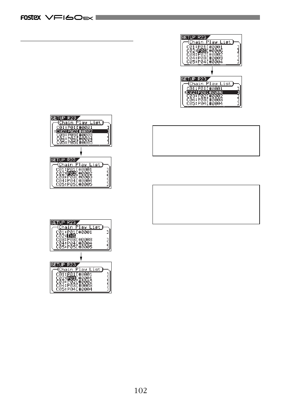 Fostex VF160EX User Manual | Page 102 / 156