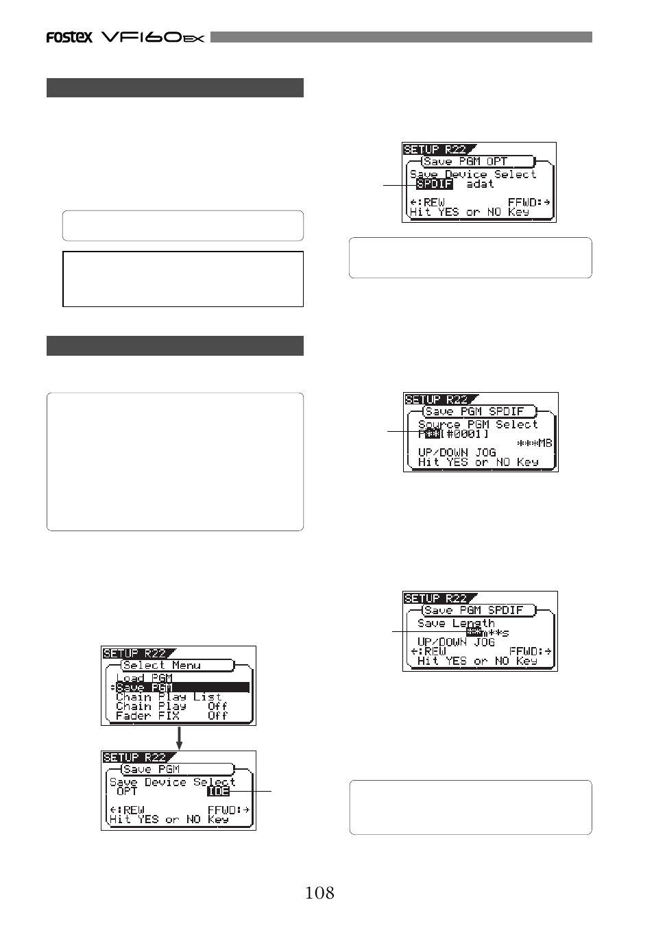 Fostex VF160EX User Manual | Page 108 / 156