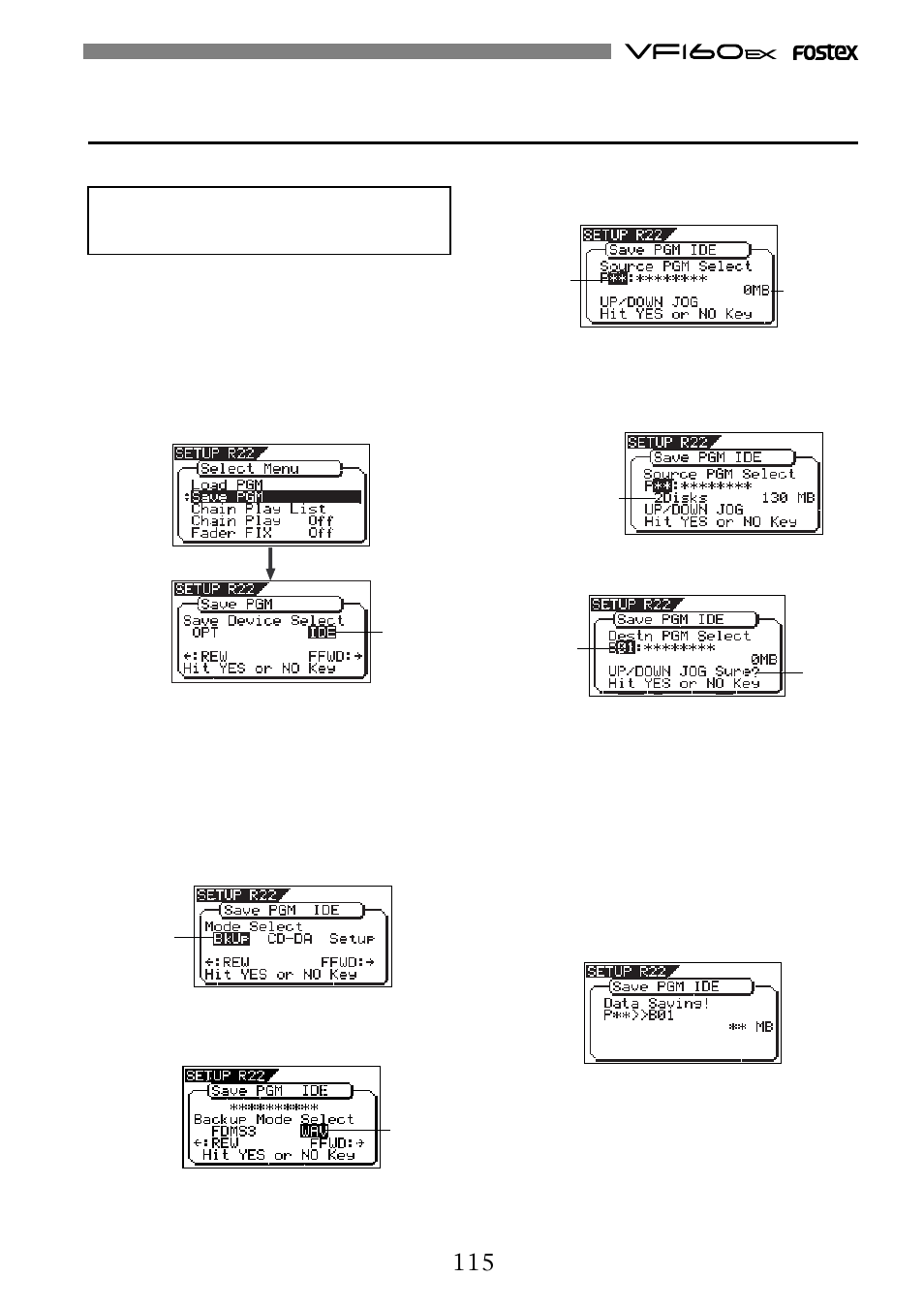 Fostex VF160EX User Manual | Page 115 / 156