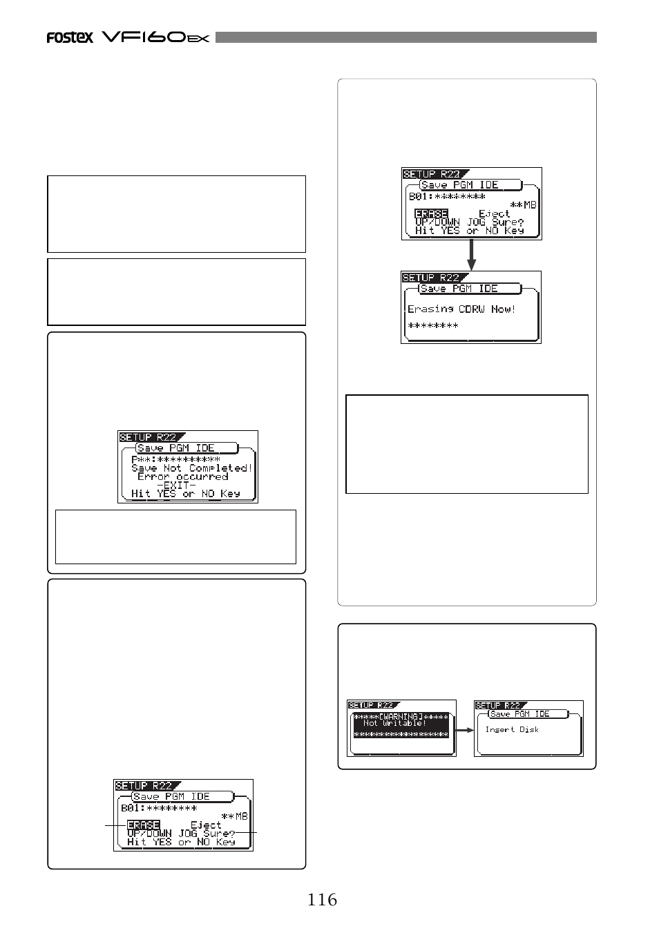 Fostex VF160EX User Manual | Page 116 / 156