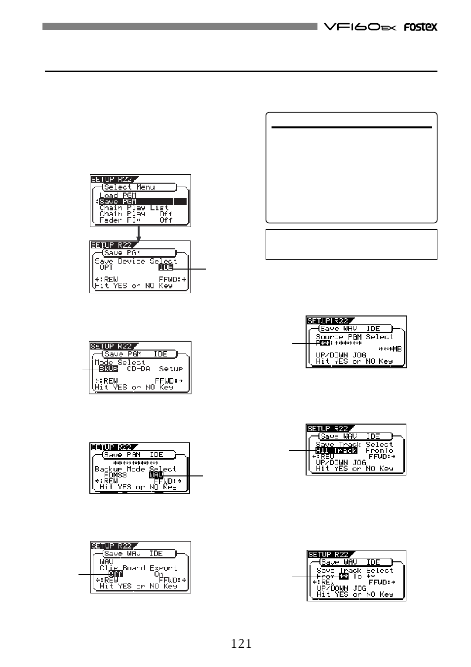 Fostex VF160EX User Manual | Page 121 / 156