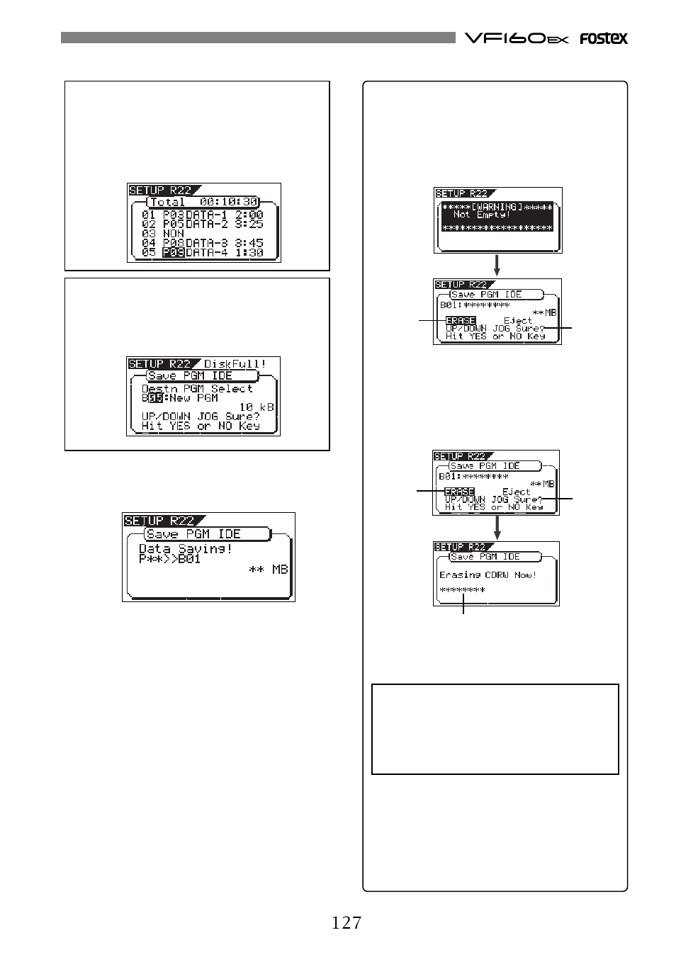 Fostex VF160EX User Manual | Page 127 / 156