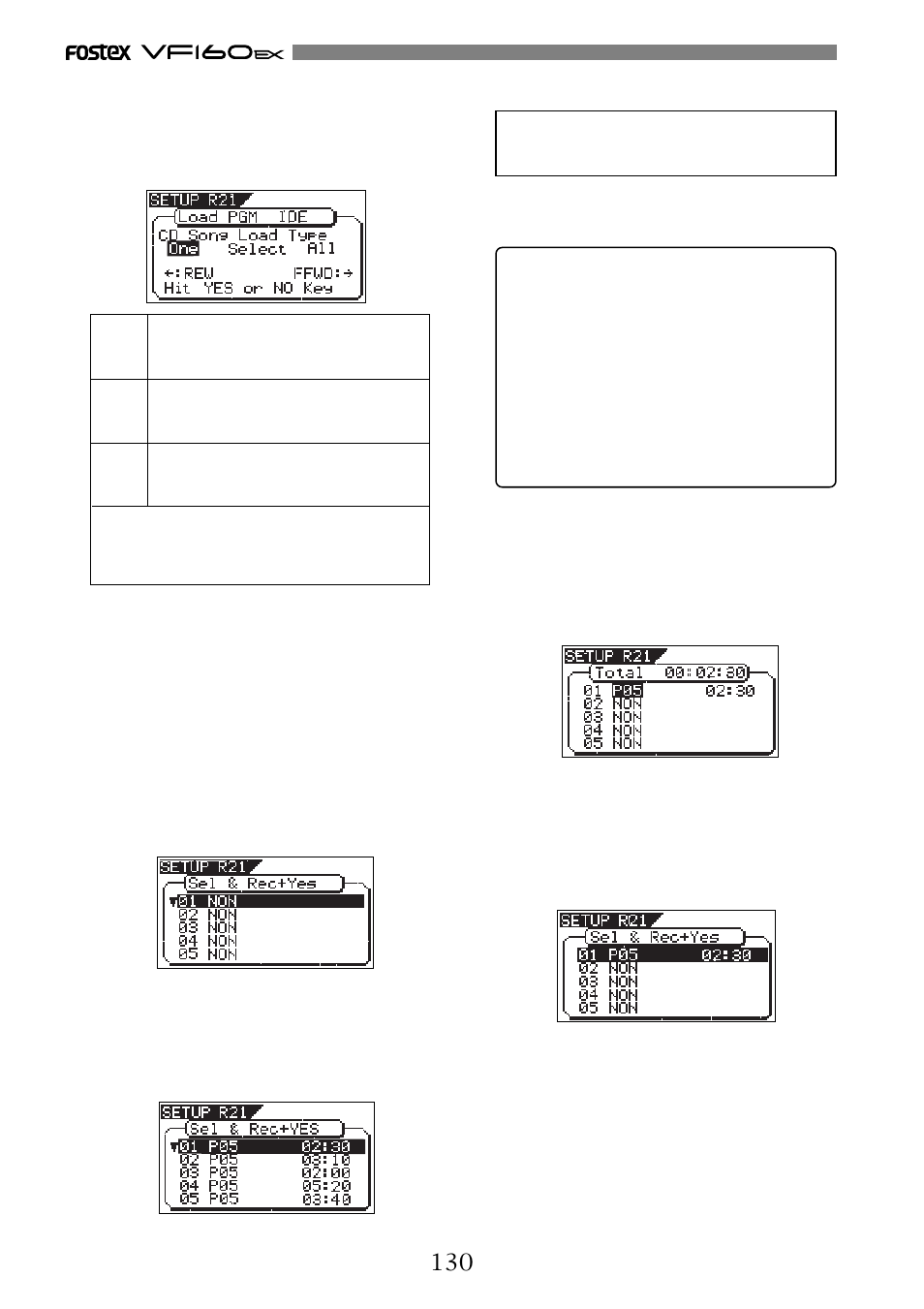 Fostex VF160EX User Manual | Page 130 / 156